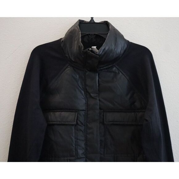 Zella NR481974MI Women's Sz Large Black Hybrid Quilted Jacket - Picture 3 of 14